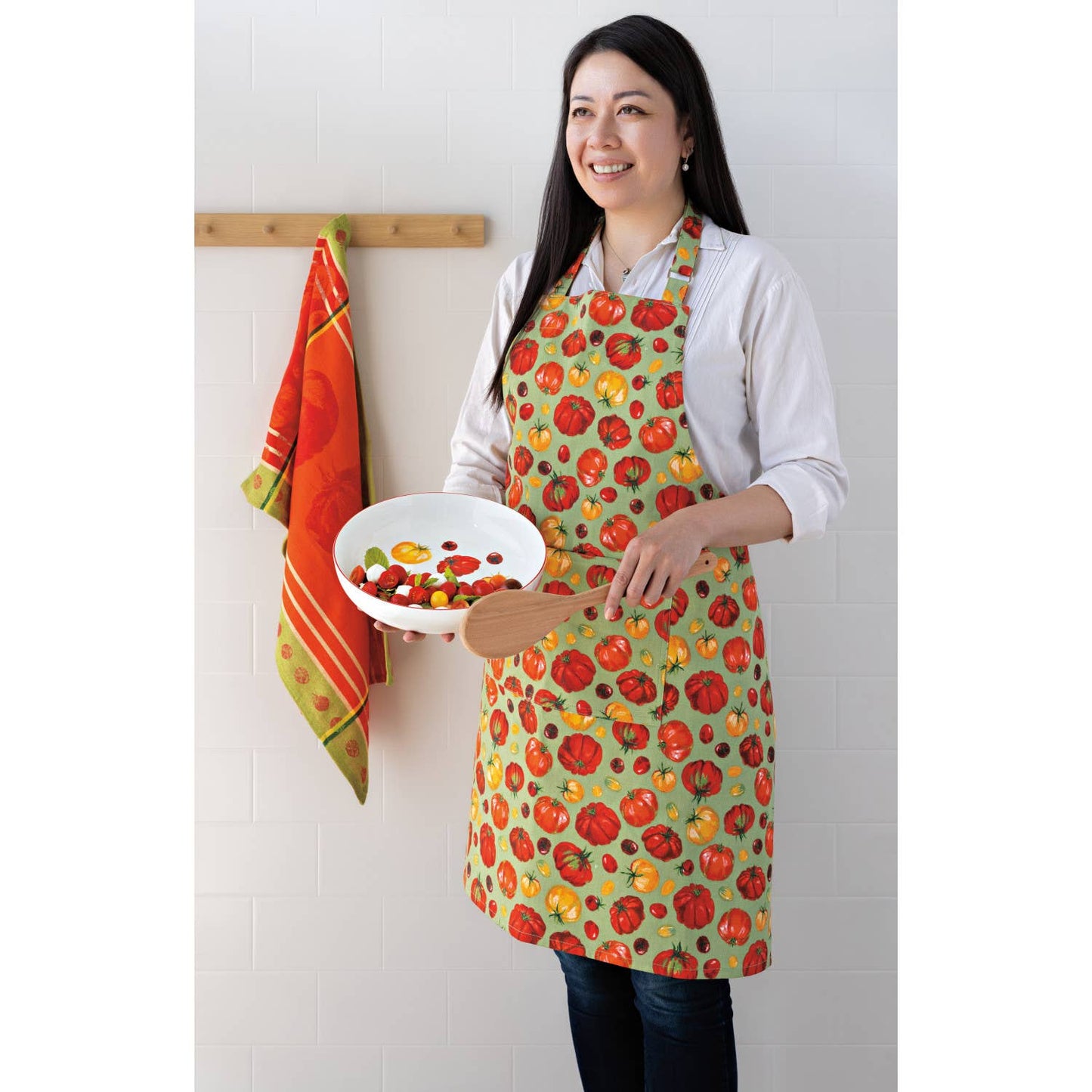 Heirloom Tomatoes Jacquard Dishtowel
