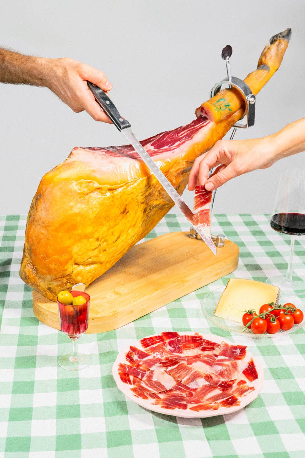 Hand-Carved Acorn-Fed Iberico Ham