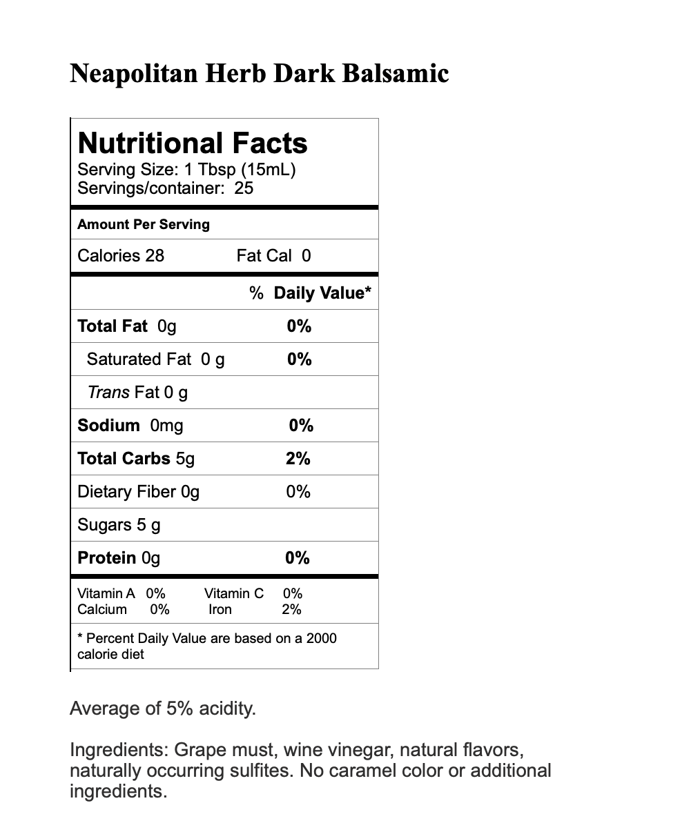 Neapolitan Herb Dark Balsamic Vinegar