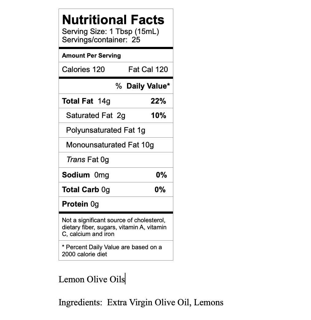 Whole Fruit Fused Lemon EVOO