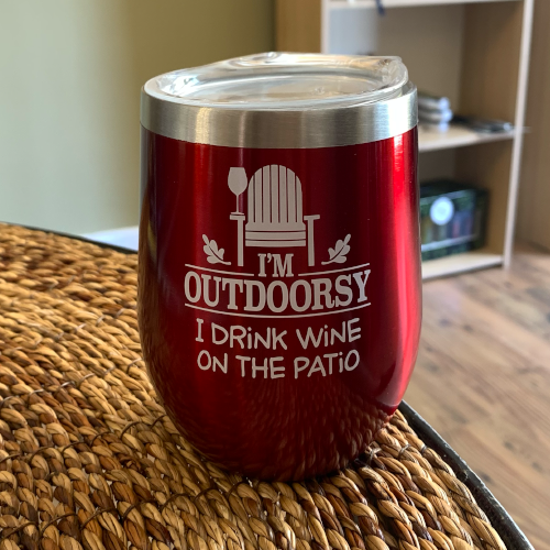 Wine Tumbler Outdoorsy - Final Sale