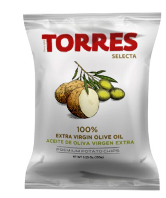 Torres Gourmet Potato Chips with Olive Oil