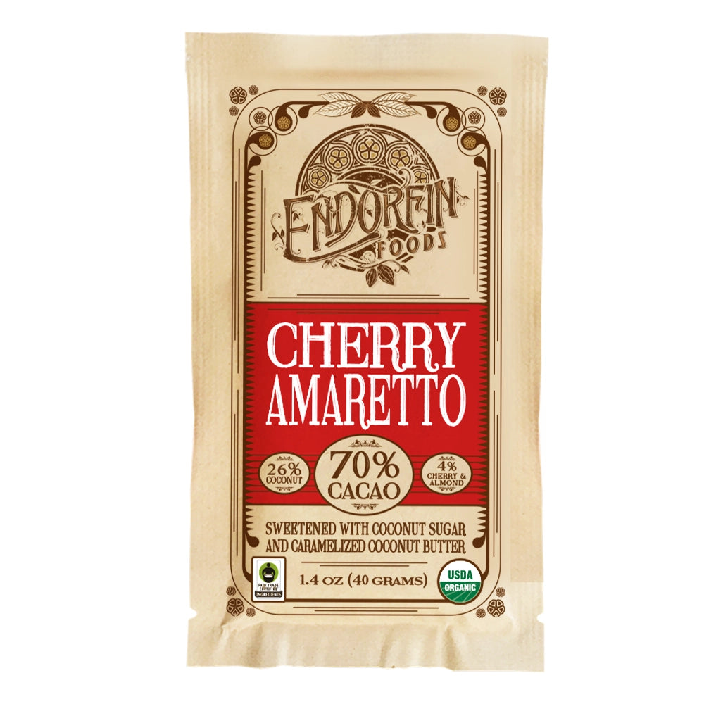 Cherry Amaretto • Dark Chocolate Bar • 70% Cacao