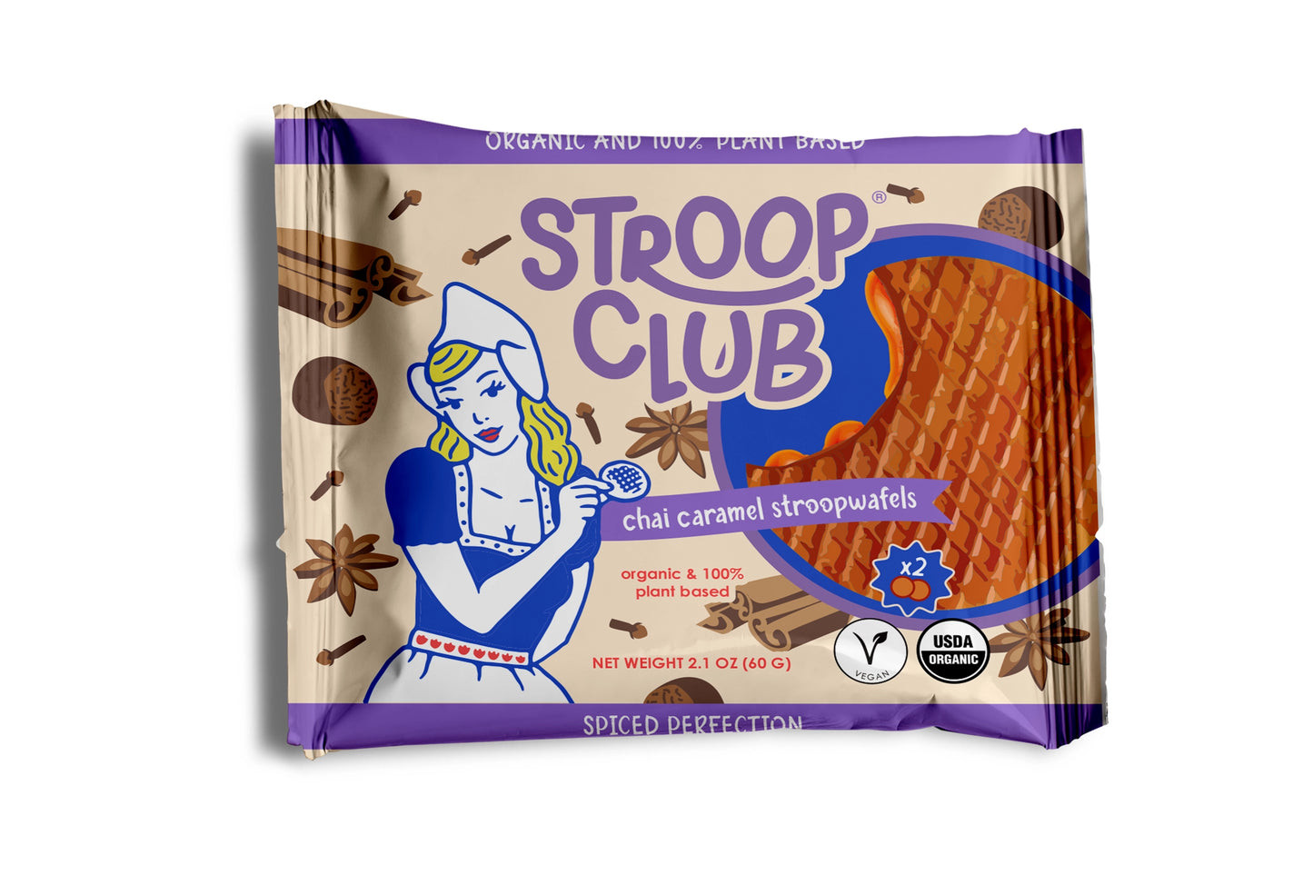 Organic and Plant-Based Stroopwafel 2-pack