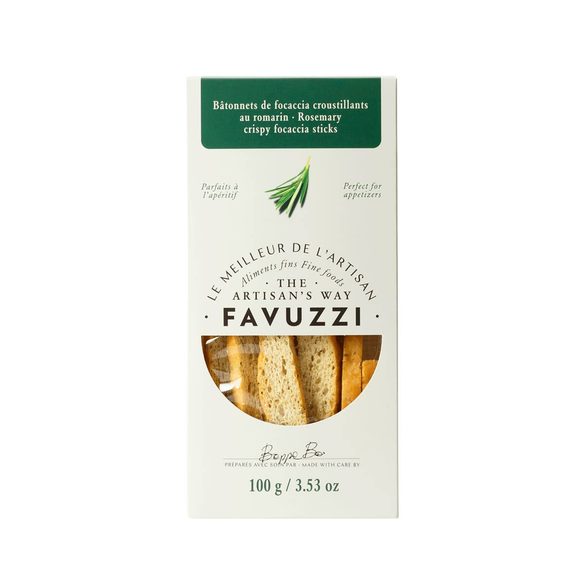 Rosemary crispy focaccia sticks