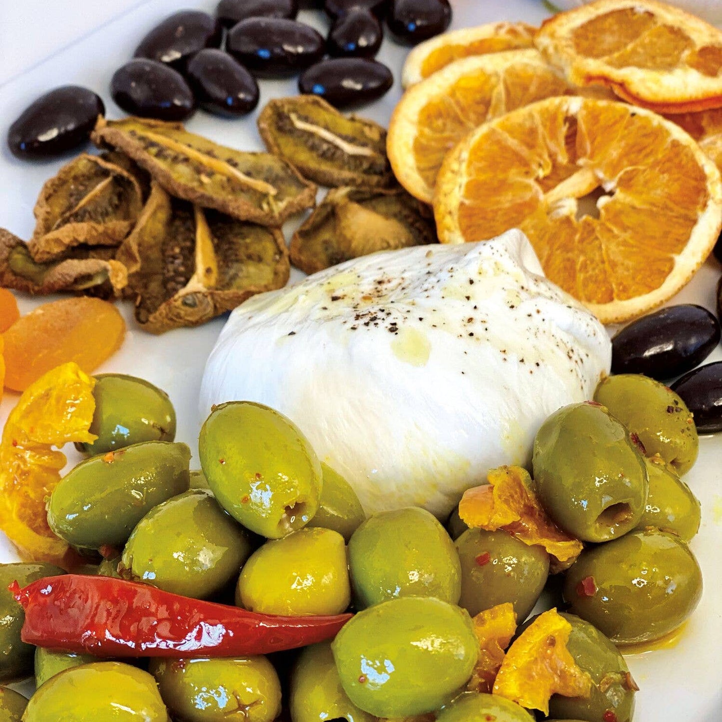 Tangerine & Chili Olives