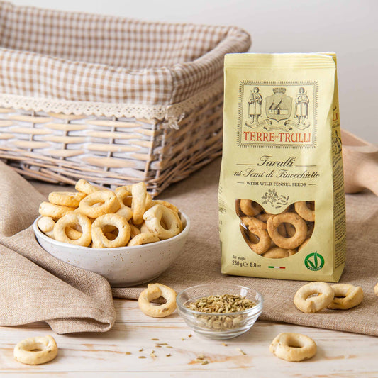 Pugliesi Taralli with Fennel Seeds 250g - Made in Italy