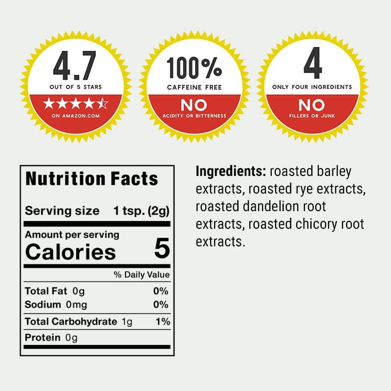 Dandy Blend Coffee Alternative
(Cases of Six)