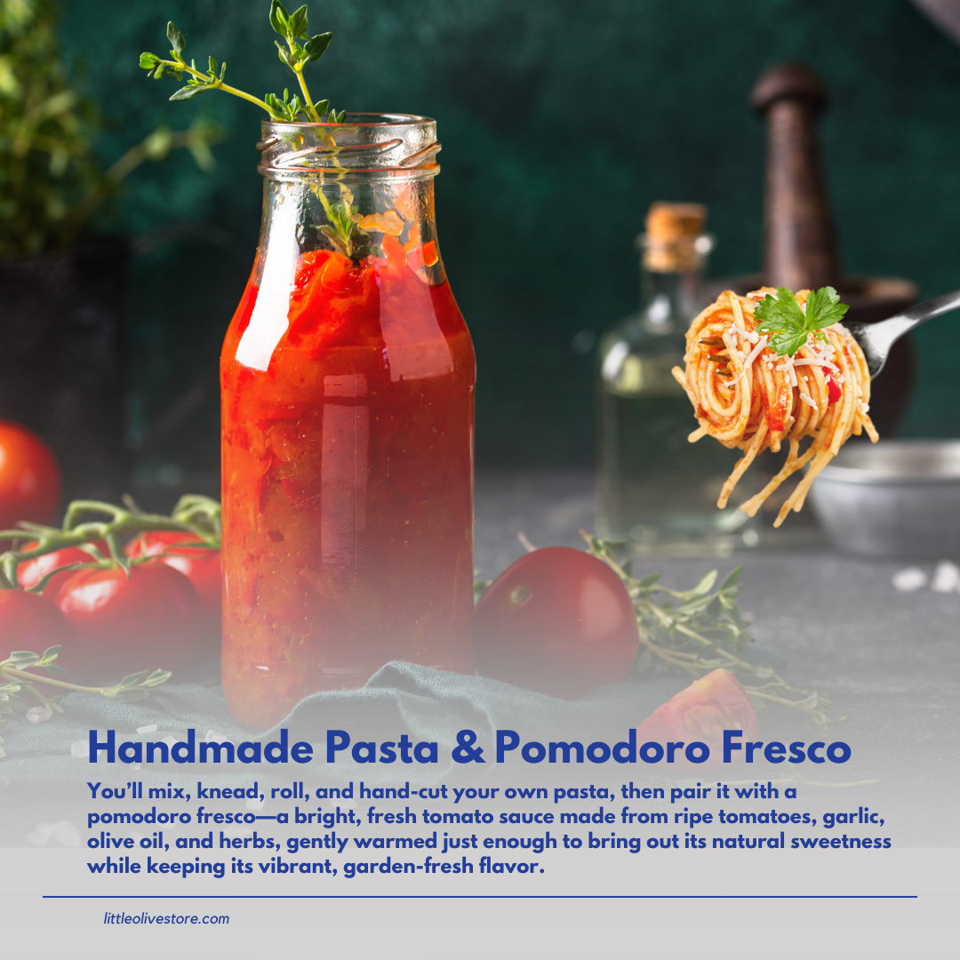 Cozy Italian Classics: Fresh Pasta & Pomodoro Fresco