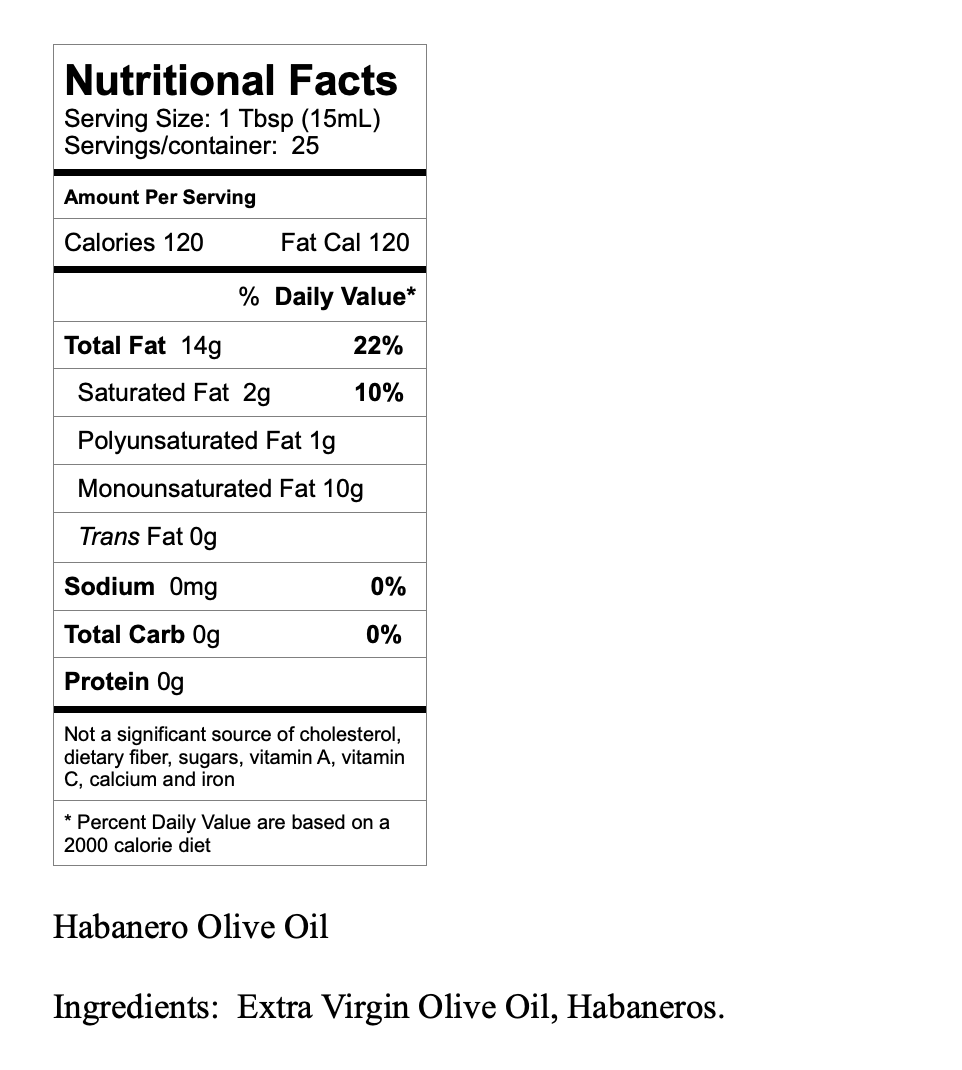 Habanero Fused EVOO