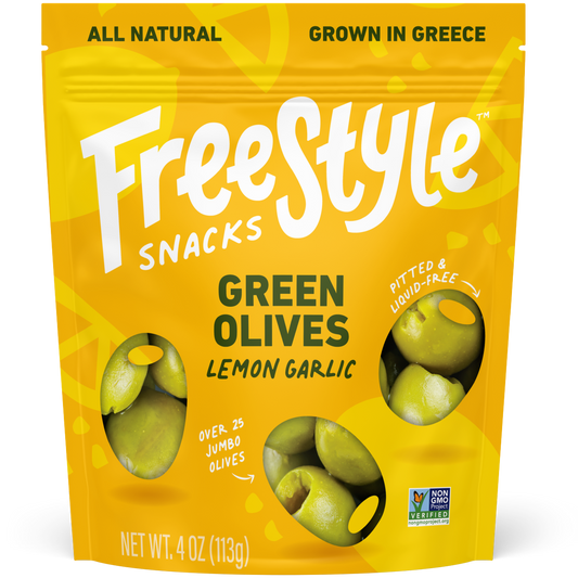 Green Olives - Lemon Garlic (6 pack)