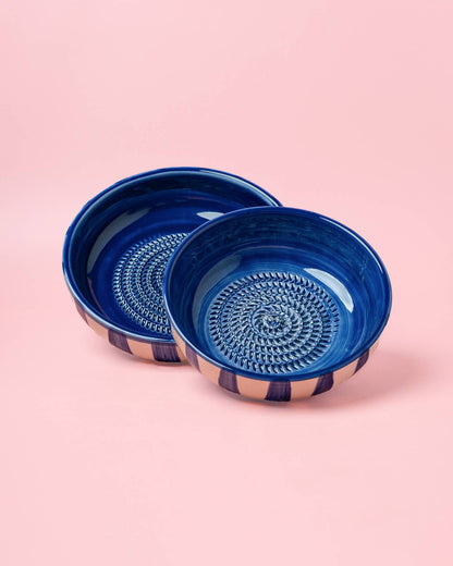 Garlic Grater Plate - Large Ceramic - Costa Azul