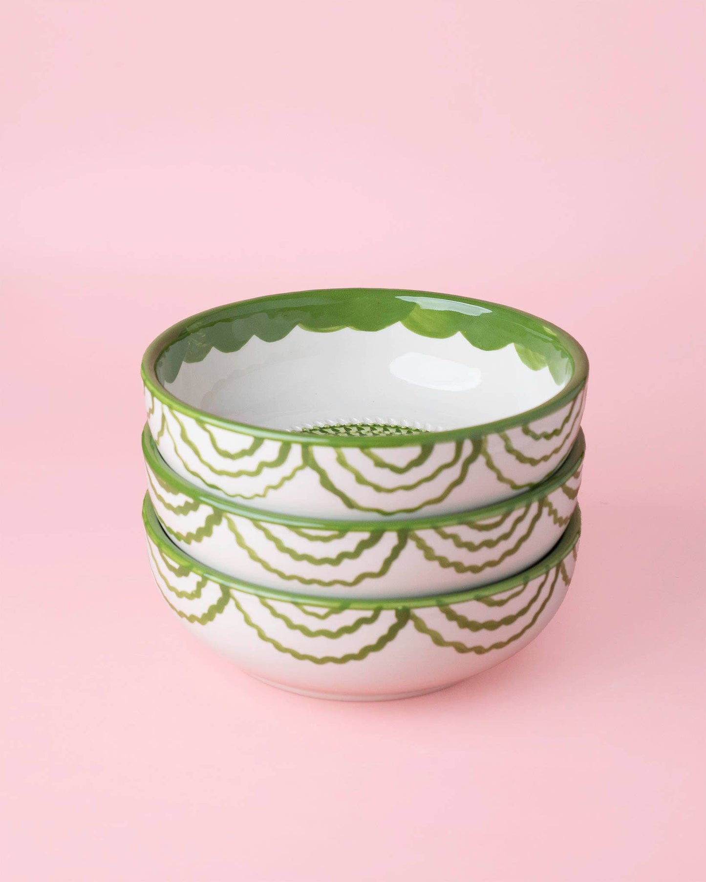 Garlic Grater Bowl - Medium Vintage Ceramic - Roots