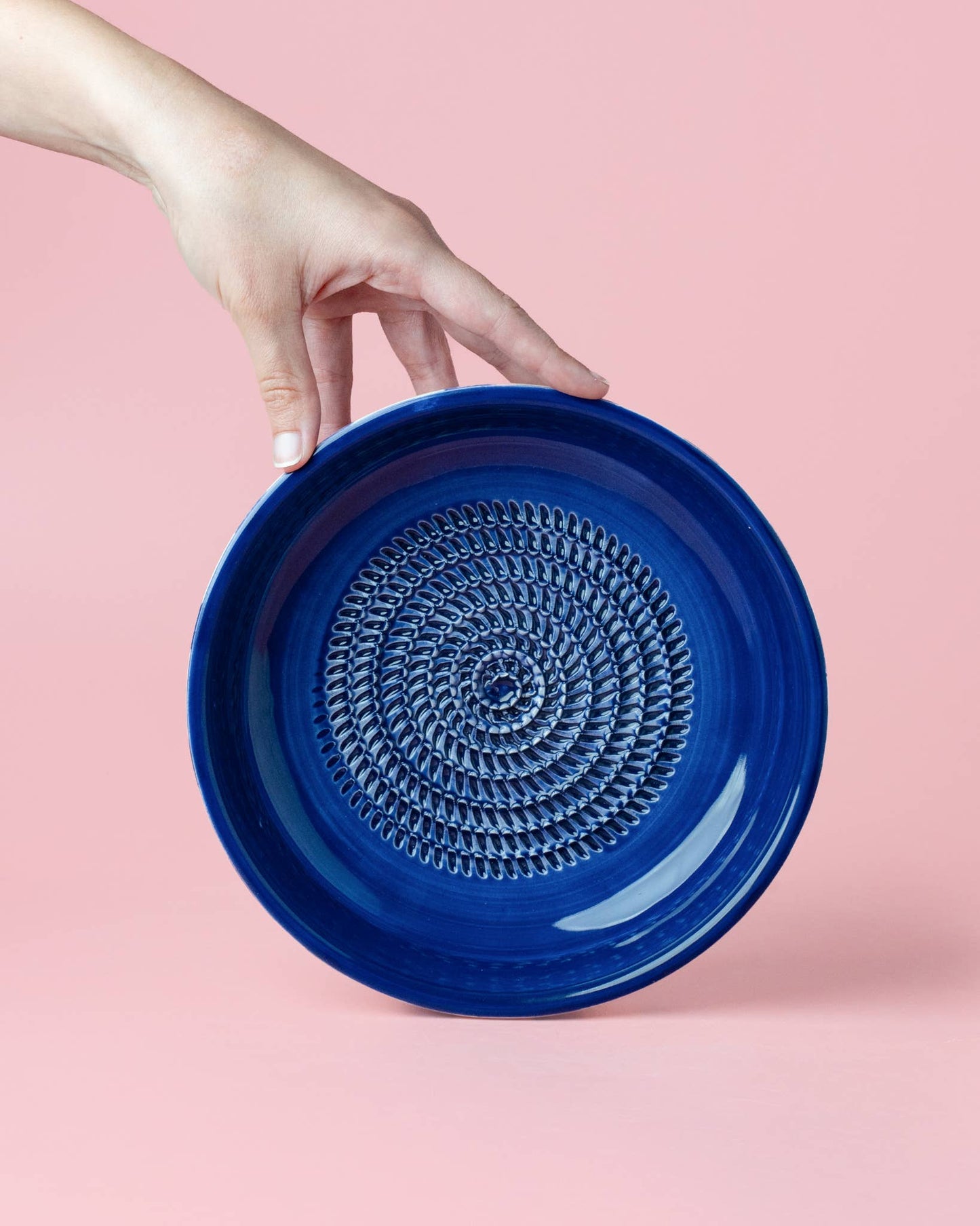 Garlic Grater Plate - Large Ceramic - Costa Azul