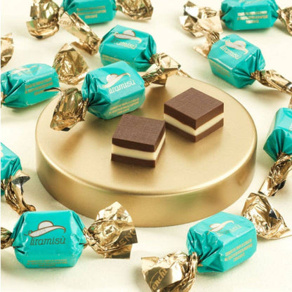 Tiramisu 3 Layered Chocolate Pieces - Italian Gourmet