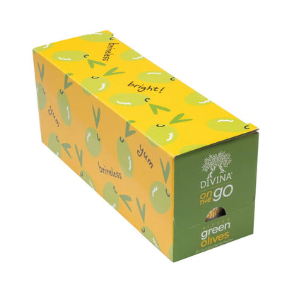 On the Go Pitted Green Olives Display Tray
