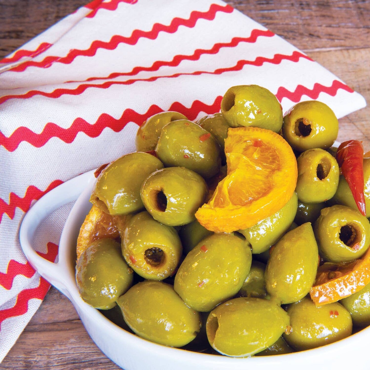 Tangerine & Chili Olives