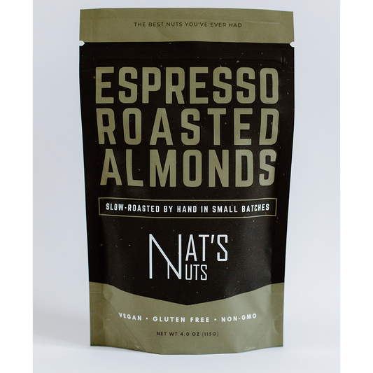 Nat's Nuts Espresso Roasted Almonds, 4.0-oz