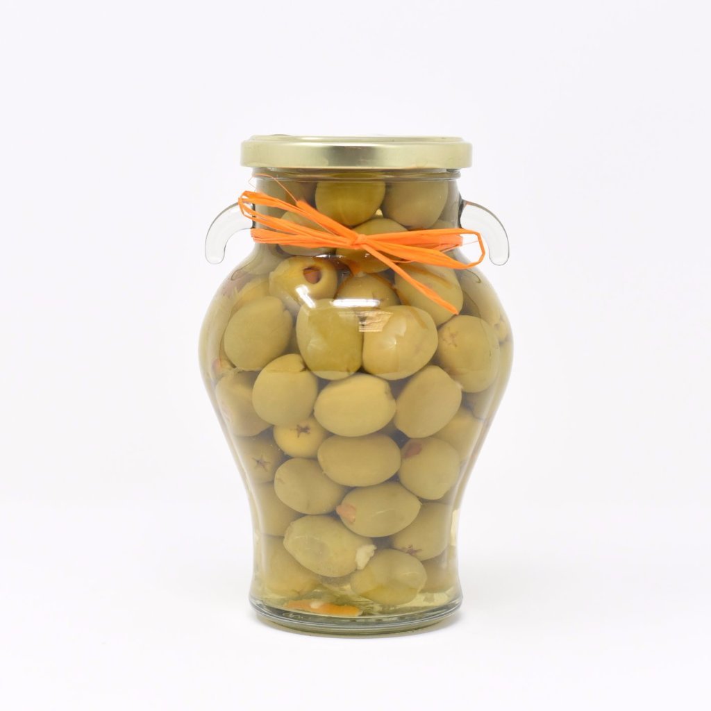 Spanish Manzanilla Olives Stuffed with Orange